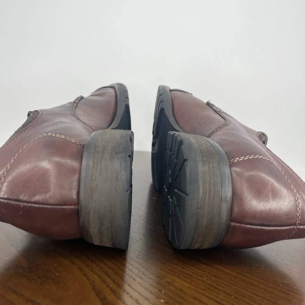 Bed Stu Volstead Oxford Shoes Men's 10.5‎ Brown Leather comfort Cap Toe Lace Up
